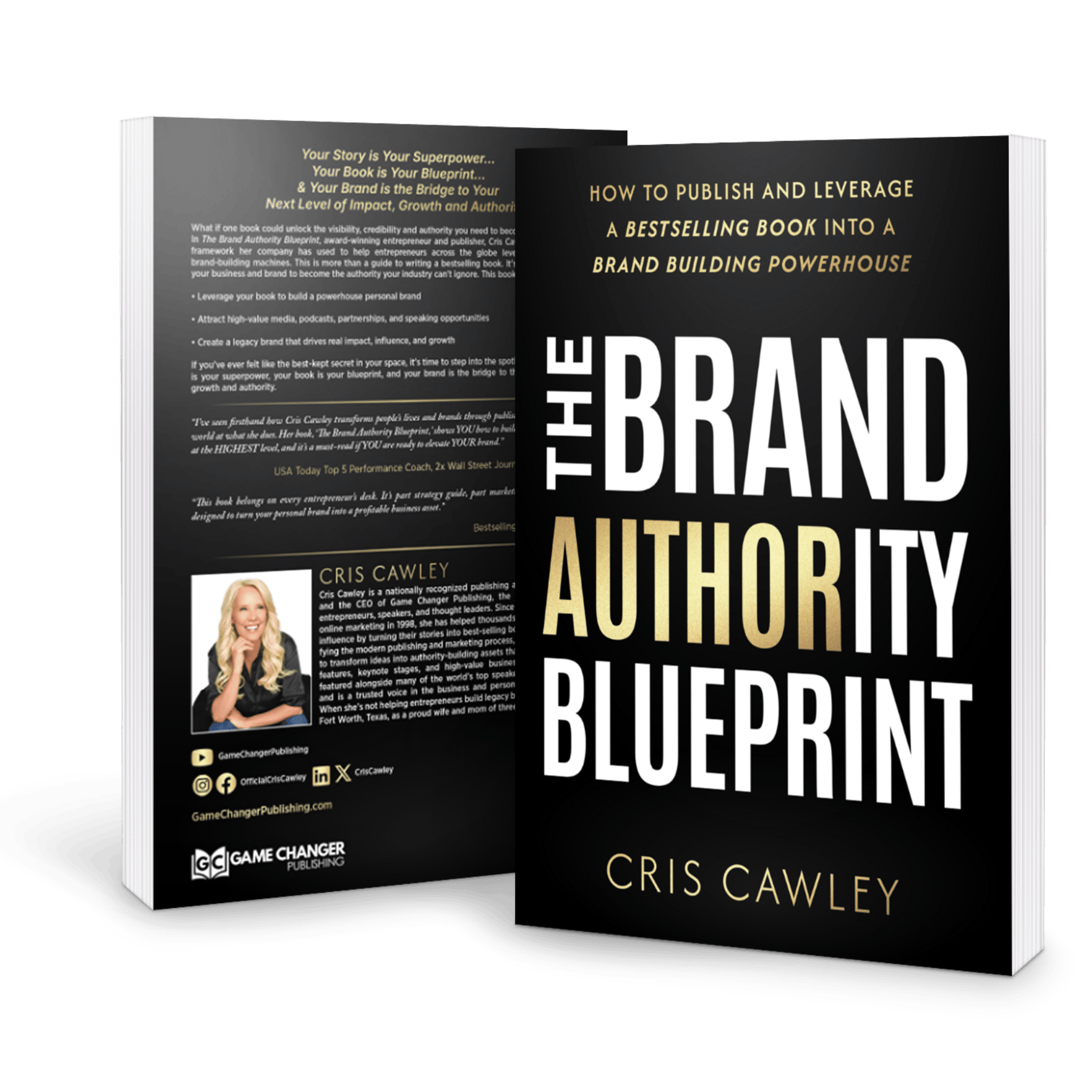 The Brand Authority Blueprint book by Cris Cawley